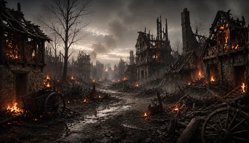 The fire left but the guilt stayed.